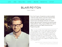 Tablet Screenshot of blairpeyton.com
